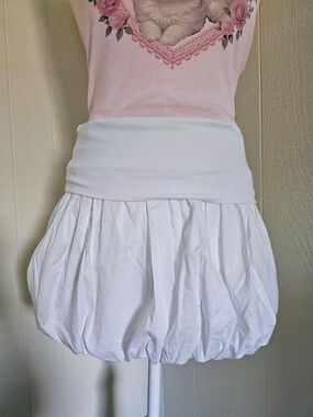 Tilly's RSQ White Bubble Mini Skirt